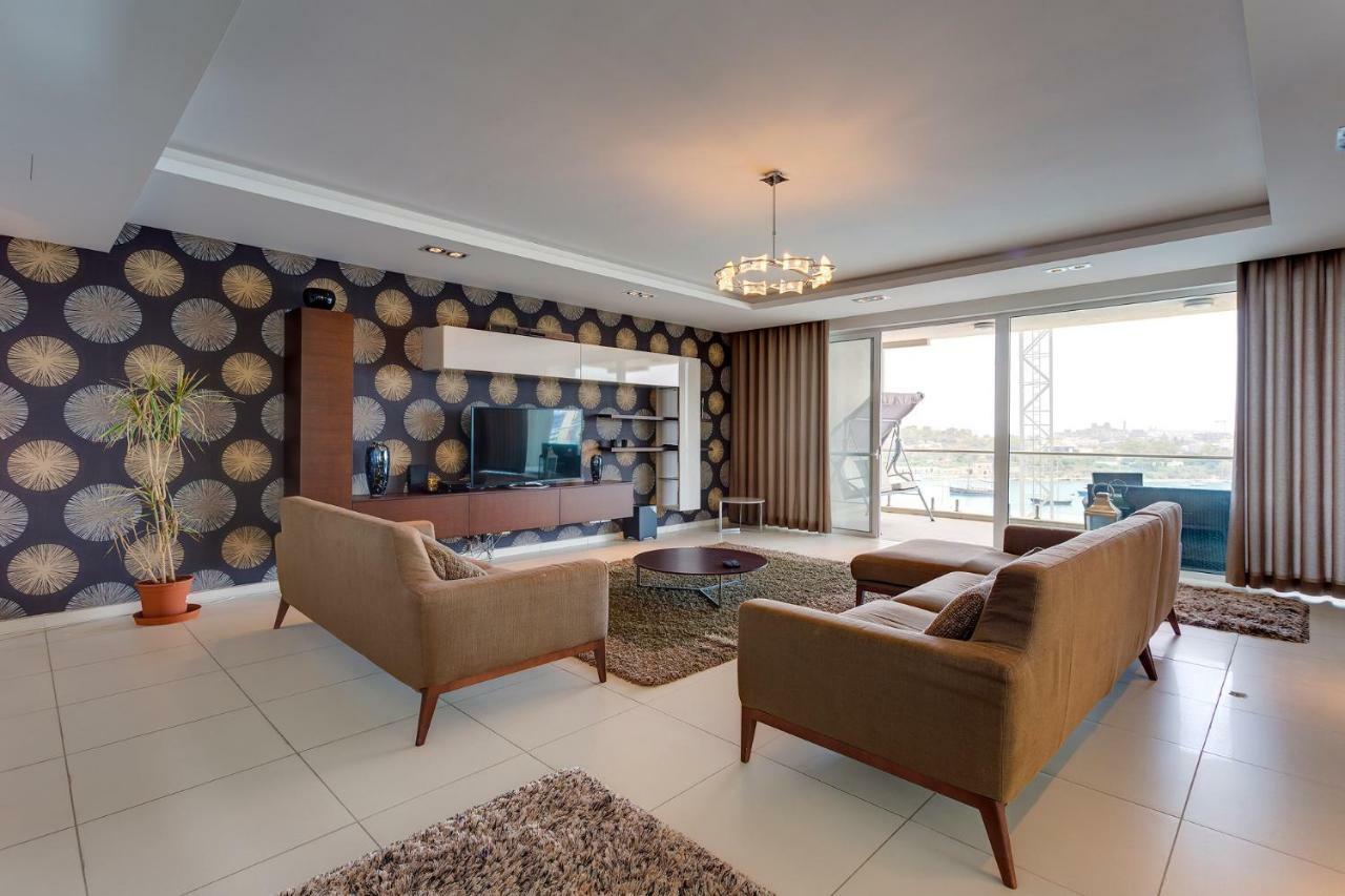 Contemporary, Luxury Apartment With Valletta And Harbour Views Sliema Eksteriør bilde