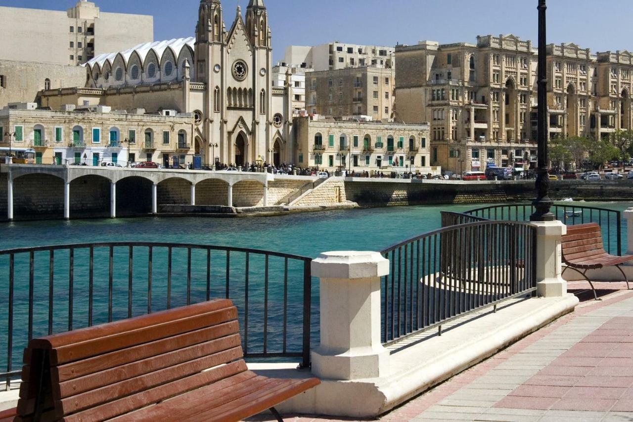 Contemporary, Luxury Apartment With Valletta And Harbour Views Sliema Eksteriør bilde
