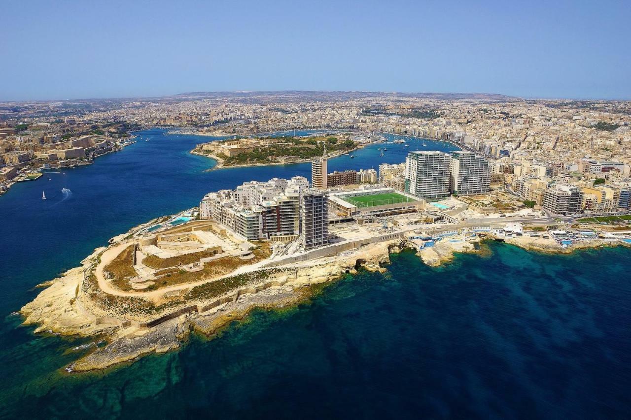 Contemporary, Luxury Apartment With Valletta And Harbour Views Sliema Eksteriør bilde